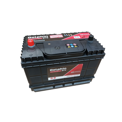 Dolphin PRO Marine Battery 105Ah 12V, AGM battery, maintenance-free with high starting power