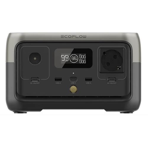 EcoFlow Powerstation 60 Minuten Schnellladung, Notstrom, Unbegrenzte Aufladung