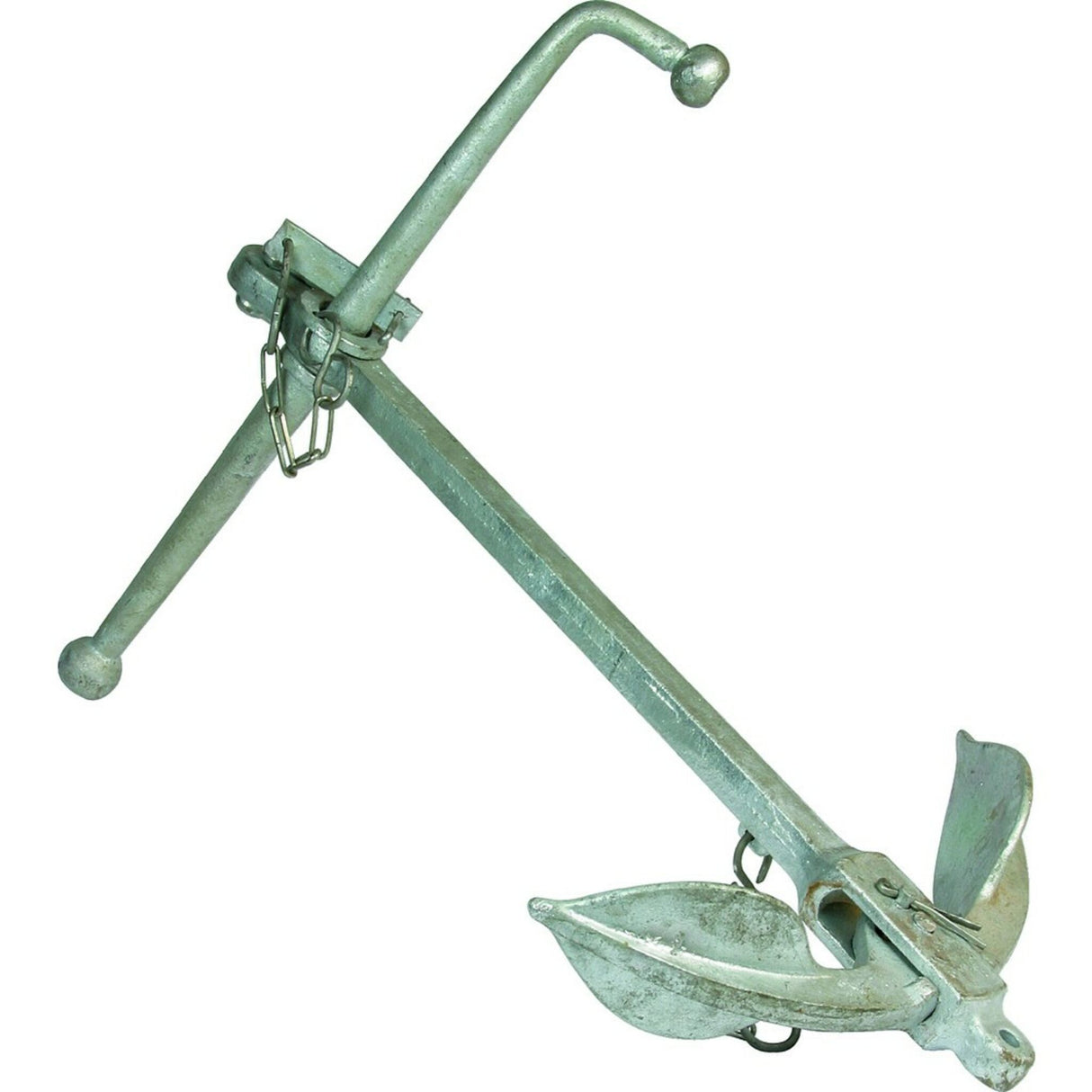 Foldable steel anchor, corrosion-resistant, suitable for ships up to 1 t - 10 - 35 kg