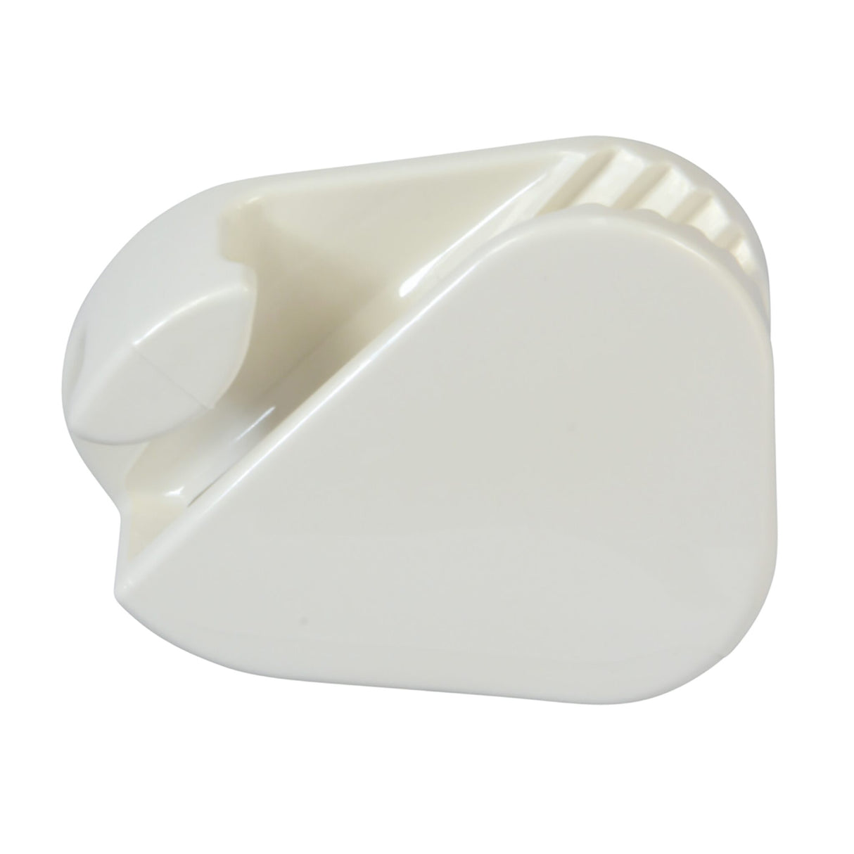 Clamcleat Fenderleinen-Klemme 3-6 mm weiß, Seilklemme, ideal für Fenderhöhe