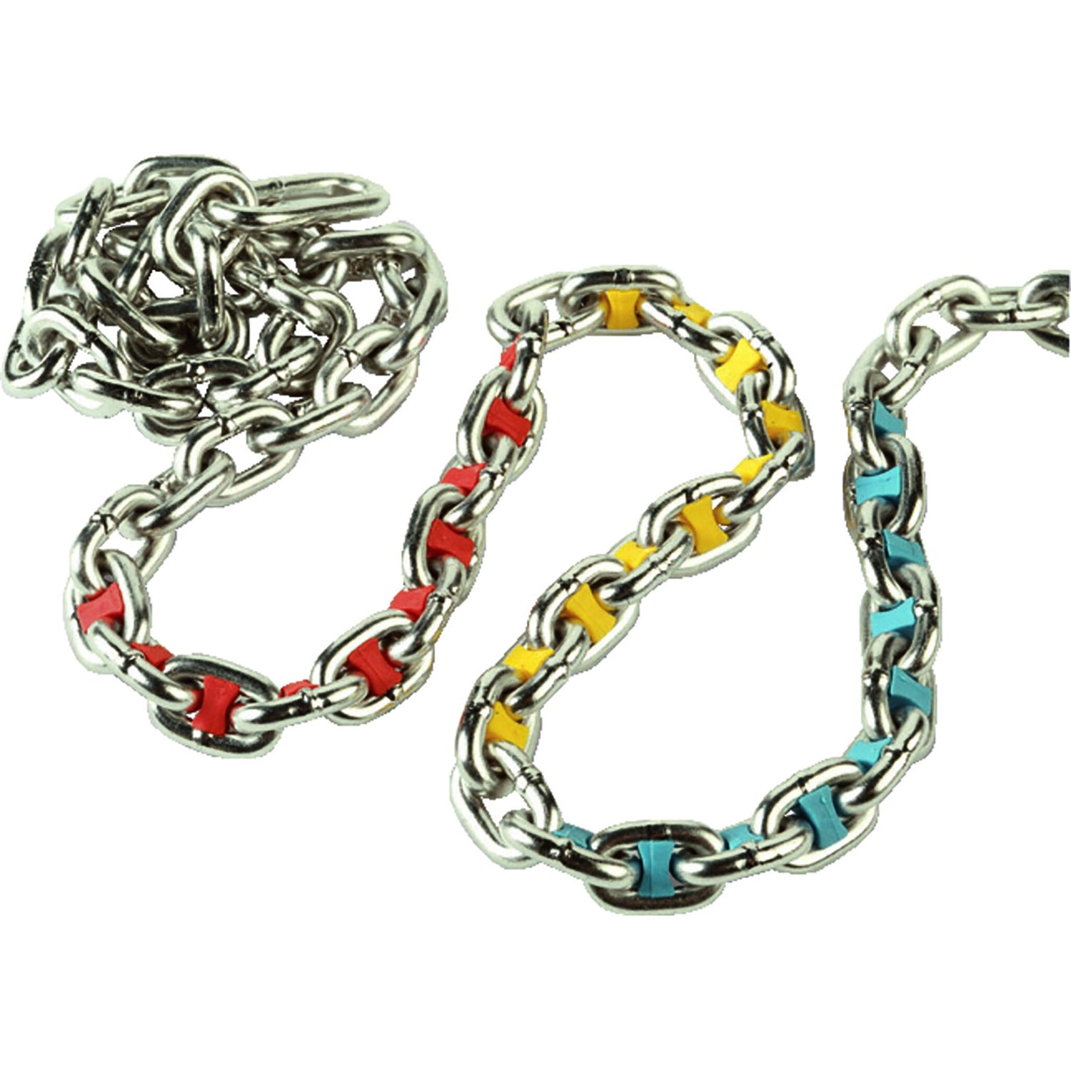 Ankerkette Markierungen Clips aus seewasserbeständigem Kunststoff, Ankerkettenmarkierungen, Set mit 10 Farben - 6 - 10 mm