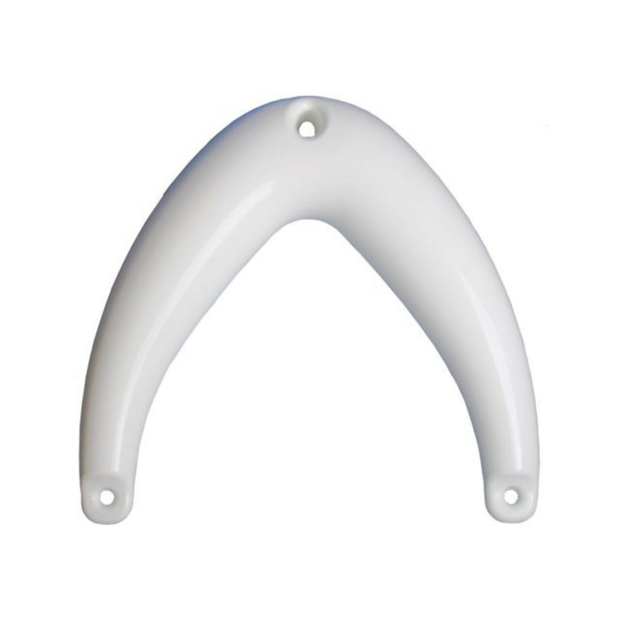 Talamex bow fender with 3 hanging eyes, plastic, 360 mm leg length, lightweight and robust - white or blue