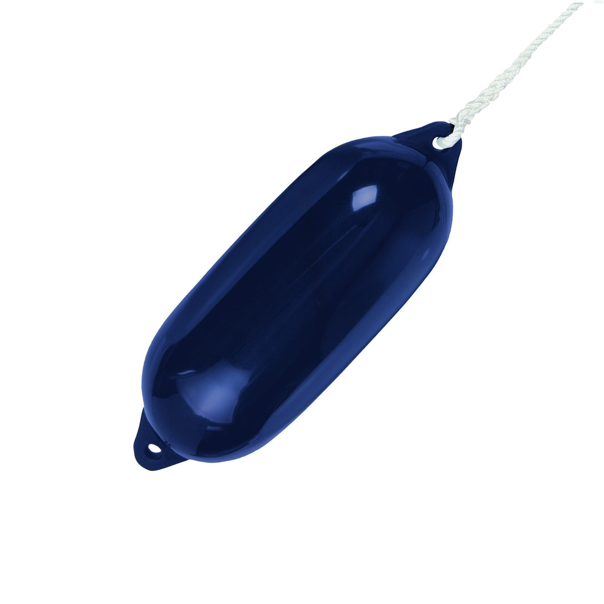 Star Fender Fender aus strapazierfähigem Kunststoff mit Ventil, starker Befestigungsmöglichkeit - 12 x 45 cm - 24 x 70 cm blau, schwarz, navy, weiß