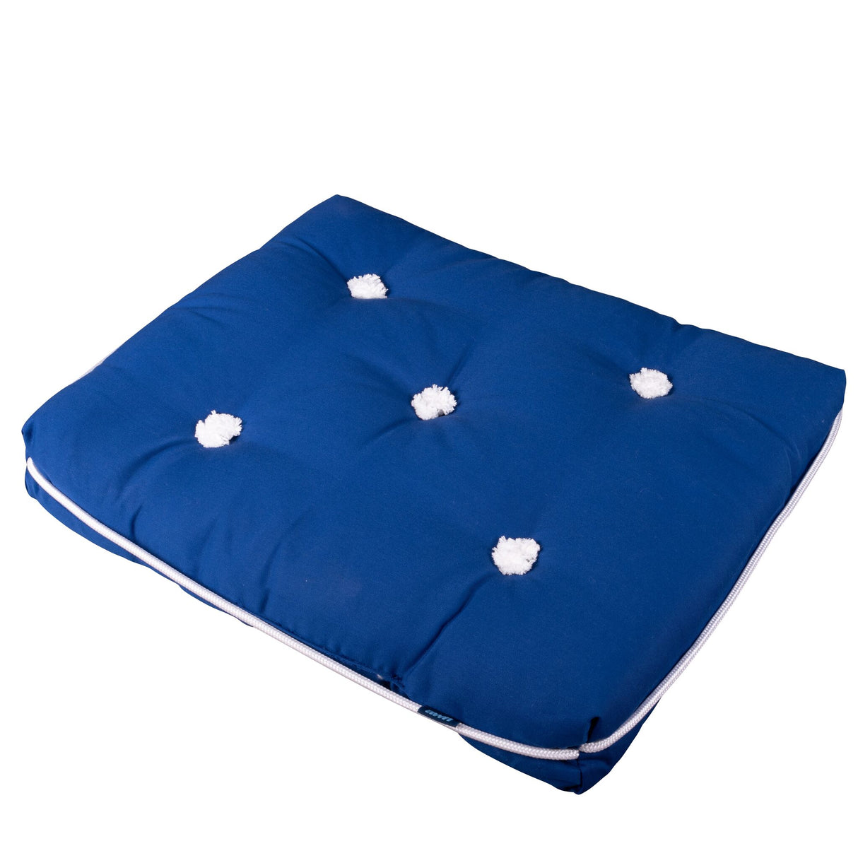 awn Kapok-Kissen Einzelkissen 100% natürliche Kapokfüllung, wasserabweisend, bequeme Sitzunterlage - bordeaux-rot, grau, hellgrau, navy-weiß, rot, dunkelblau, dunkelgrün, blau, weiß