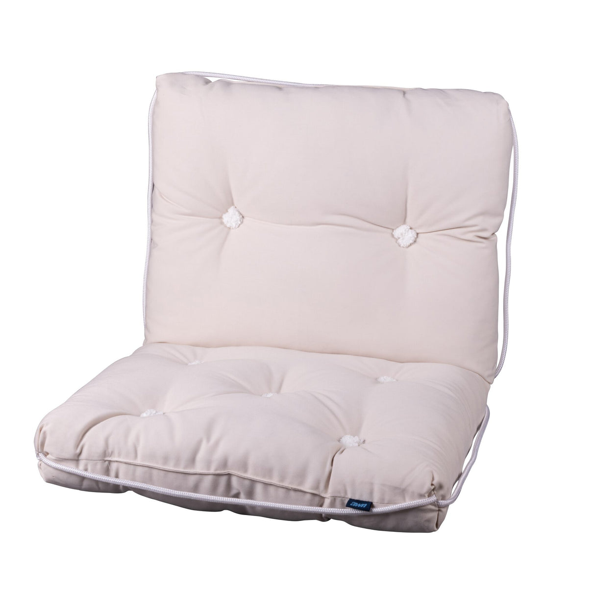 awn Kapok-Kissen 45 x 76 cm – Wasserabweisend, leicht, ideal als Sitz- und Rückenkissen für Boote - rot, bordeaux-rot, hellgrau, grau, weiß, dunkelblau, blau, dunkelgrün, navy-weiß
