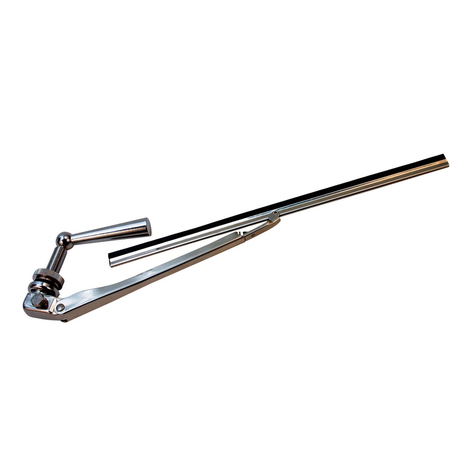 Hand-Scheibenwischer aus verchromtem Messing und Edelstahl, Fensterwischer, verstellbarer Arm 190-280 mm