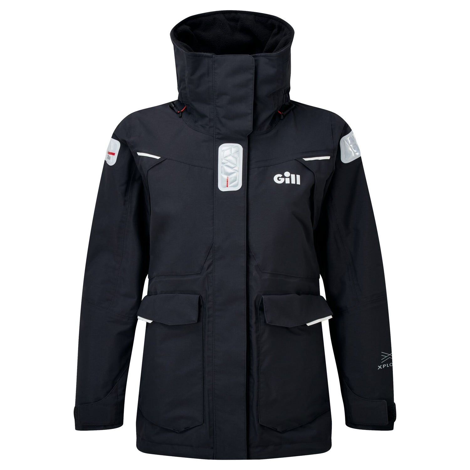 Gill Damen Segeljacke OS25 Offshore, Wasserdicht und Atmungsaktiv, Nachhaltige und Modische Segelbekleidung - 34 - 46 (Optional mit mint, graphit, rot)