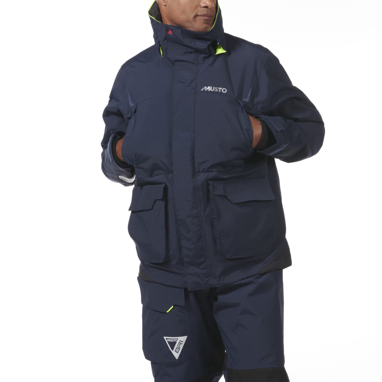 MUSTO Inshorejacke Channel BR1 Herren, Sichtbarkeit, Wasserfestigkeit, Komfort - M – XXL, navy oder rot