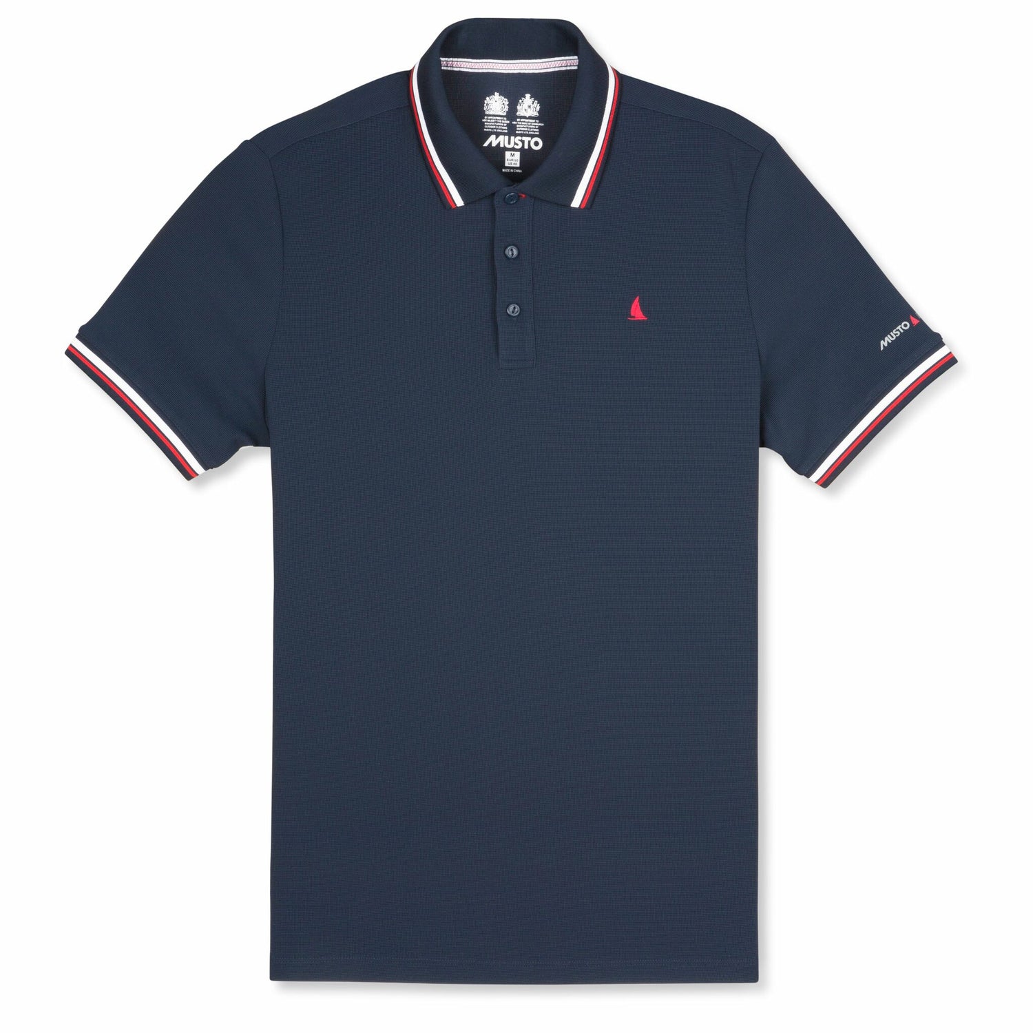 MUSTO Herren-Poloshirt EVOLUTION SUNBLOCK, UV-Schutz, bequem und stylisch - S – XXL charcoal, navy, rot