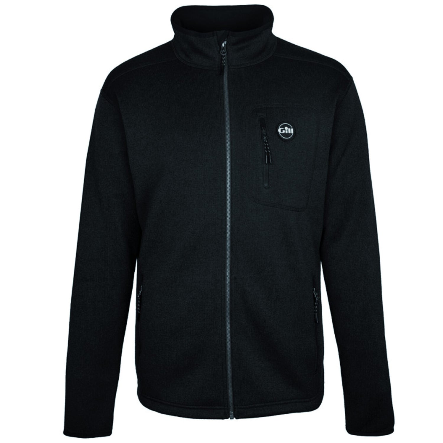 Gill Herren Strickfleecejacke – atmungsaktive Segeljacke mit Anti-Pilling-Finish, ideal für milde Temperaturen - M – XXL, navy, graphit
