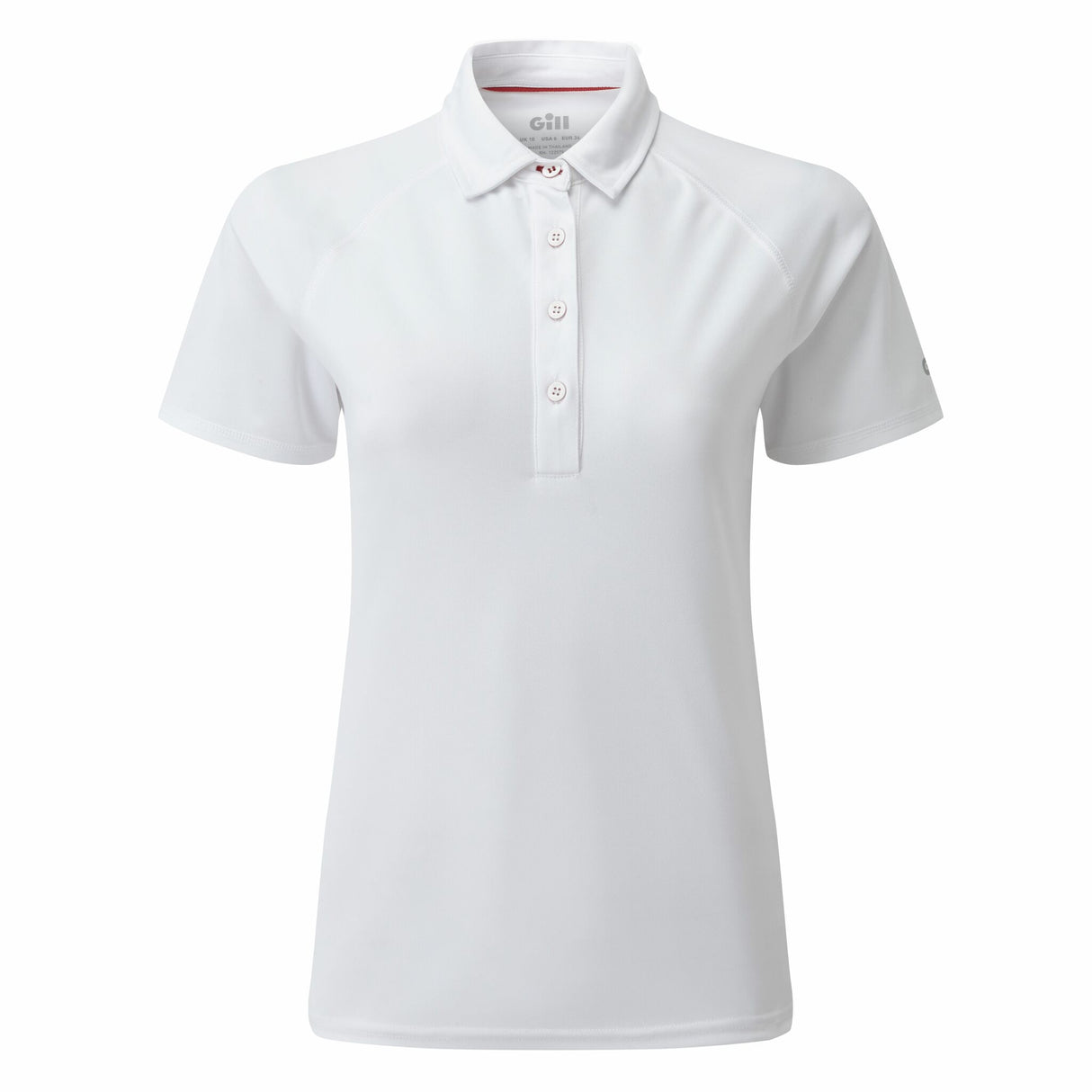 Gill Damen-Active-Poloshirt UV-Schutz, sonnenschützende Segelsportbekleidung, schnelltrocknend und feuchtigkeitsableitend - 36 – 42 (Optional mit Farbe charcoal, weiß)