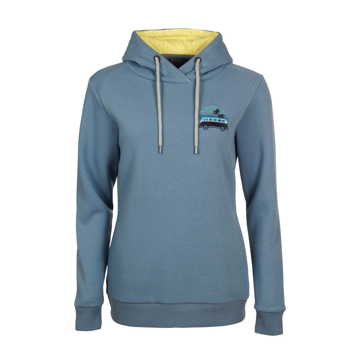 ELKLINE Damen-Hoodie GET GOING, Klassiker mit VW Bulli Print, Made in Europe - 36 – 50