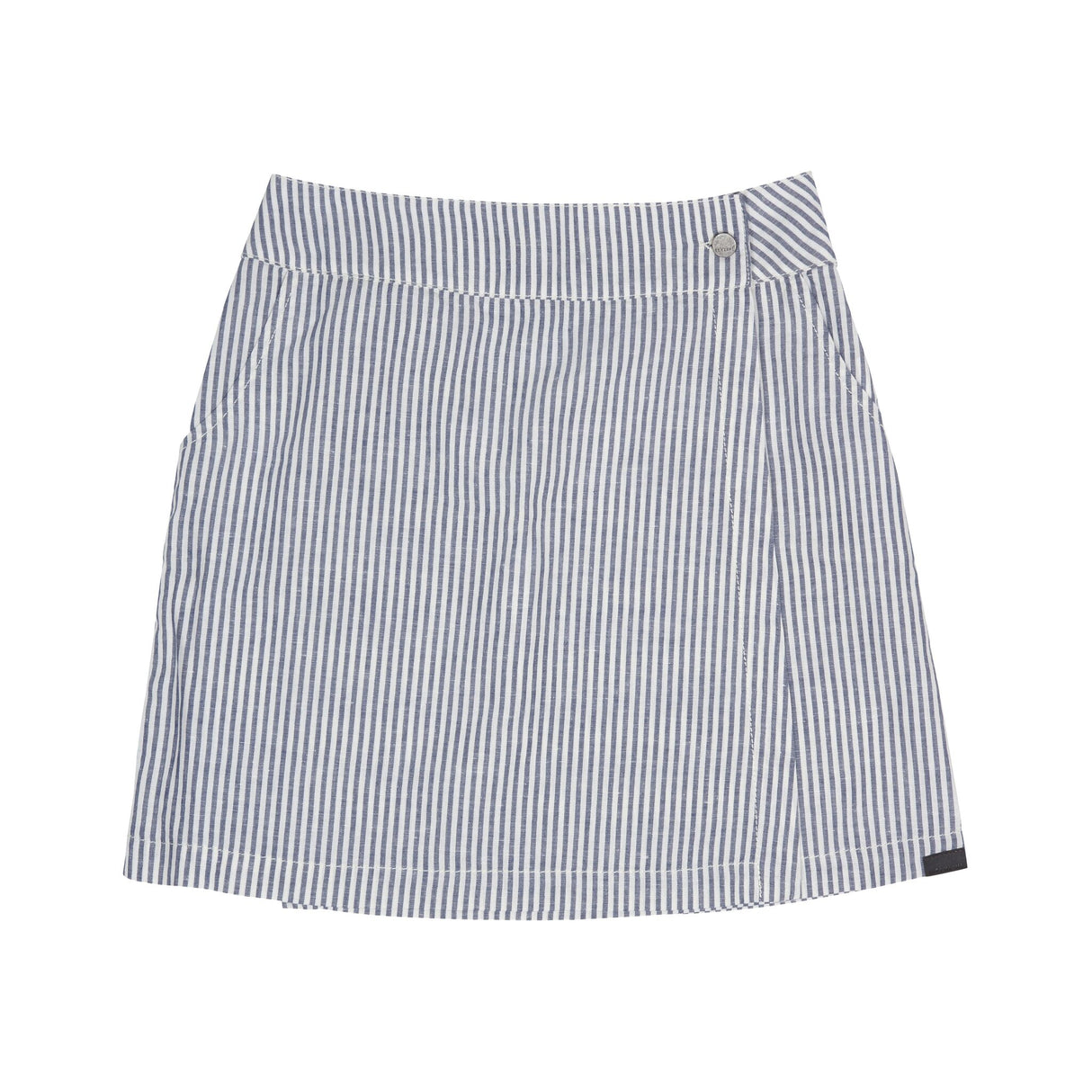 ELKLINE Damen-Rock UMGARNT, stylischer Streifenlook, hochwertiger Leinen-Baumwoll-Mix für Freizeit und Outdoor. - 36 – 50