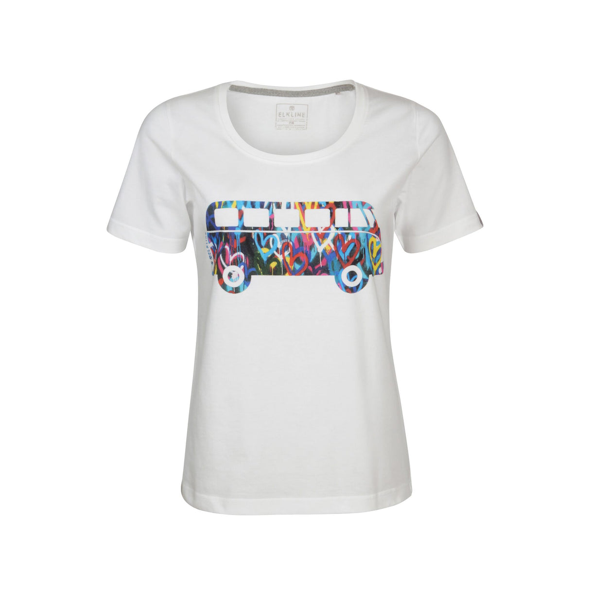 ELKLINE Damen T-Shirt FILLED WITH LOVE, GOTS-zertifiziert, 100% Baumwolle, modischer Artikel für Outdoor-Liebhaber - 36 – 46