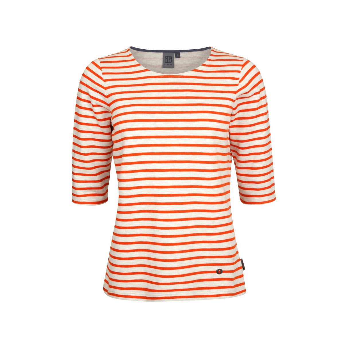 ELKLINE Damen Pullover 3/4-Ärmel, leichter Sweater, modisches Streifen-Design, ideal für Frühling - 38 – 46