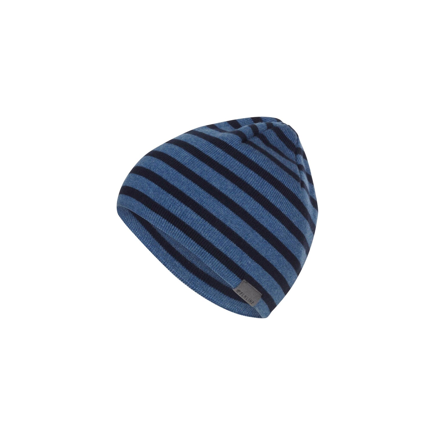 ELKLINE Kinder-Mütze HAMBURGERCHEN | Ringel-Strickmütze, doppellagig aus hochwertiger Baumwolle, nachhaltig und bequem - (Optional mit Zubehör)