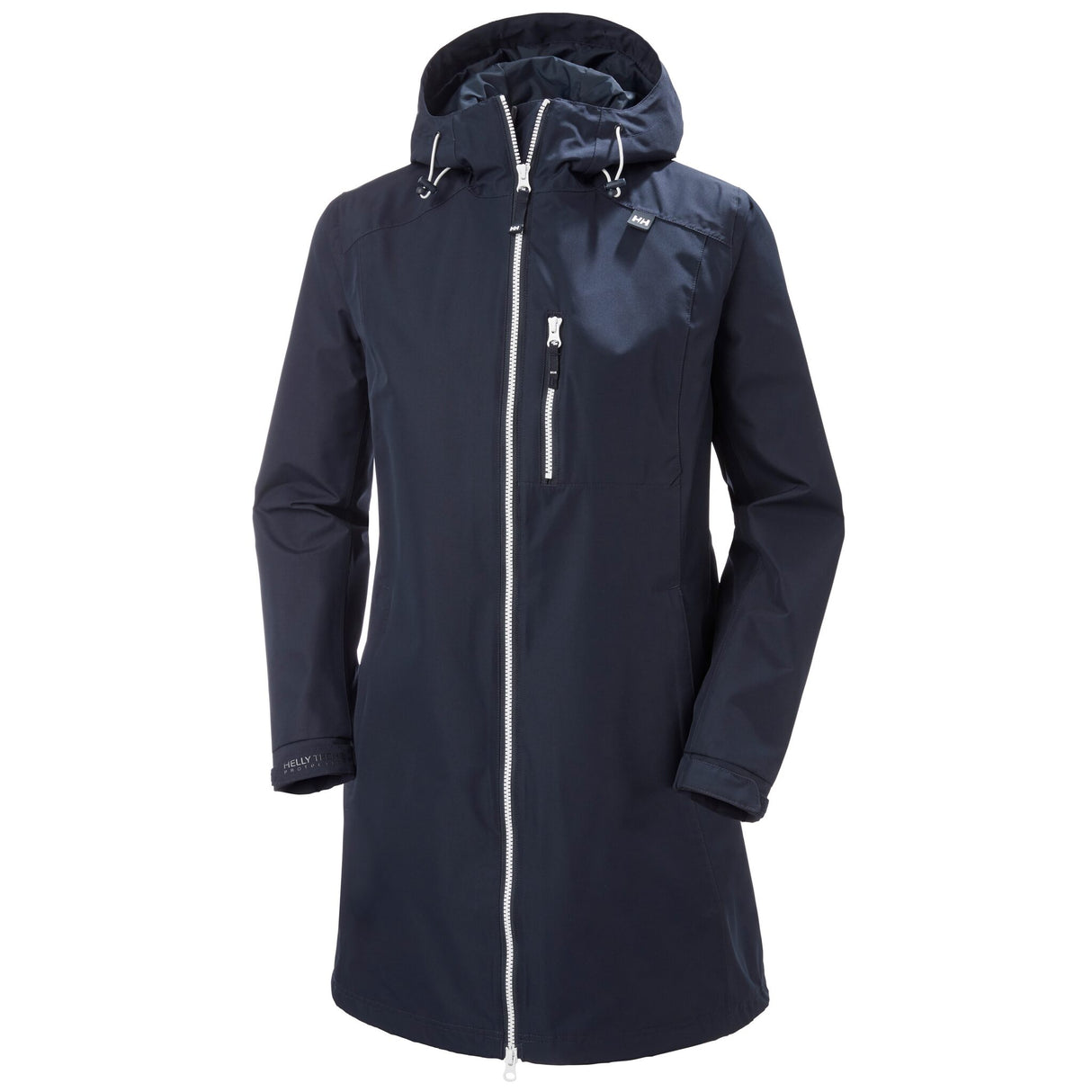 Belfast women's winter jacket navy, waterproof, adjustable hood collar - 38 - 42