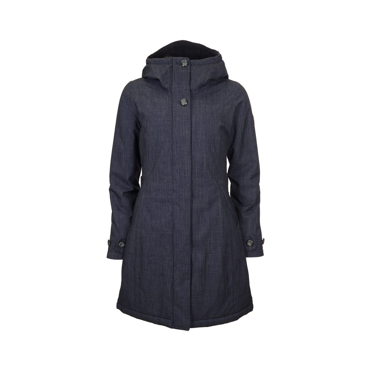 Elkline Damen Wintermantel GRACE wasserdicht, funktionaler Regenmantel, taillierter Schnitt aus 100 % recyceltem Polyester - 38 – 44