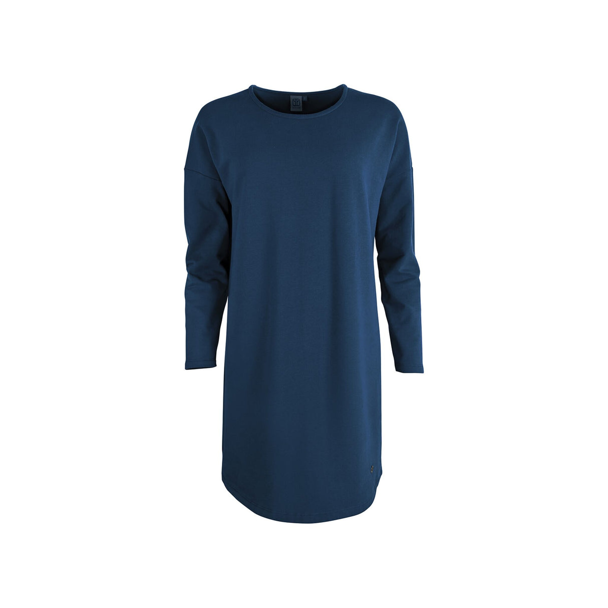 Elkline Damen Sweatkleid MISS - dunkelblau, gemütliches Freizeitkleid mit langen Ärmeln, komfortabel und vielseitig einsetzbar - 38 - 44