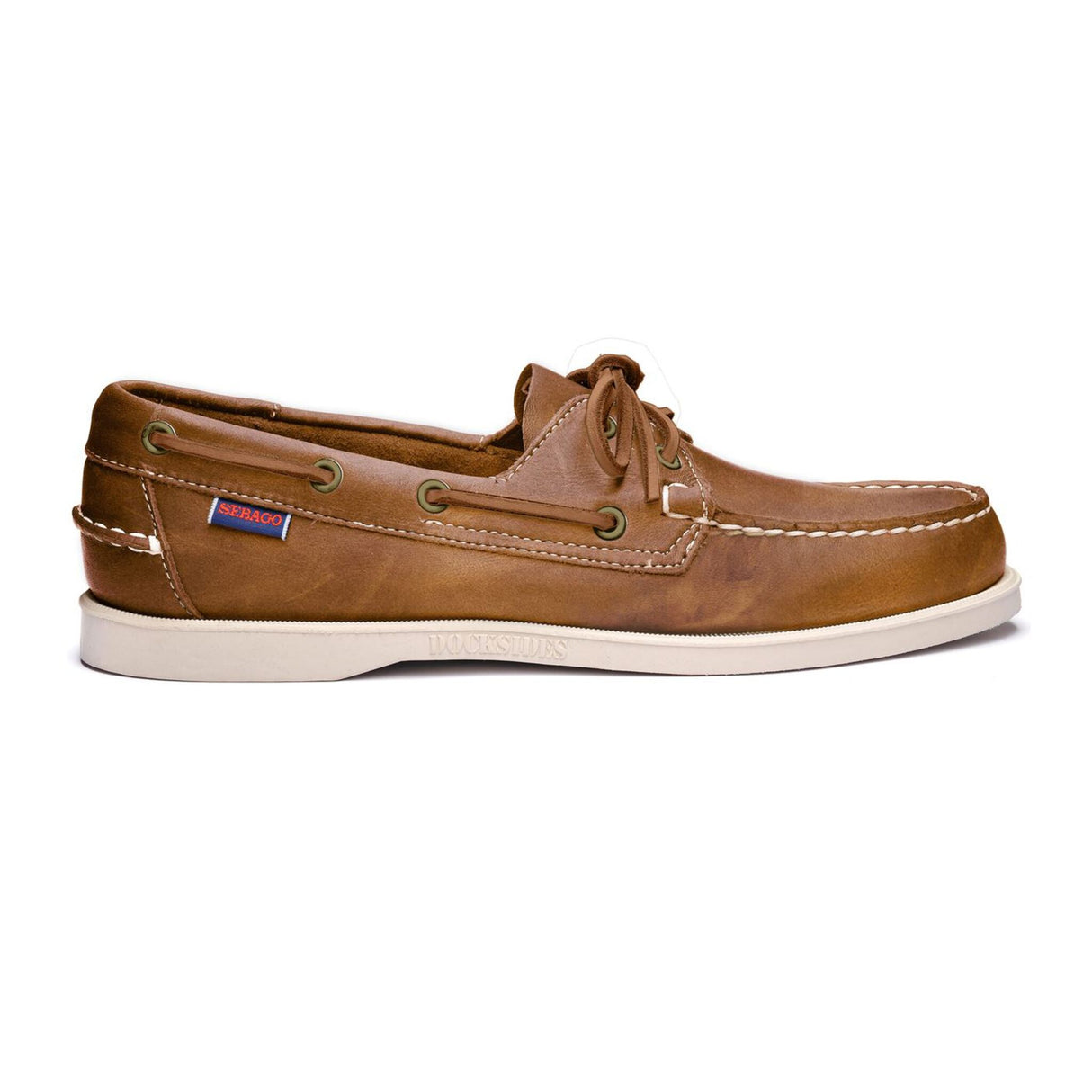 SEBAGO Herren Segelschuh DOCKSIDES PORTLAND aus Vollleder, maritimer Mokassin, rutschfeste Gummisohle für optimalen Halt - 41 - 50, braun, dunkelbraun, nubuk-navy