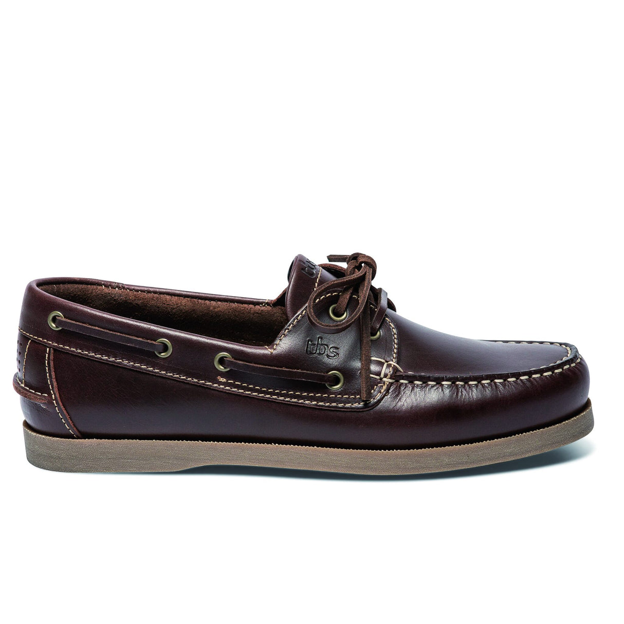 TBS PHENIS men's boat shoe made of oiled leather, seawater-resistant, with a non-slip rubber sole - 40 - 47 (jeans-white, light brown, navy, dark blue-cream, navy, brown, navy-brown, light blue)