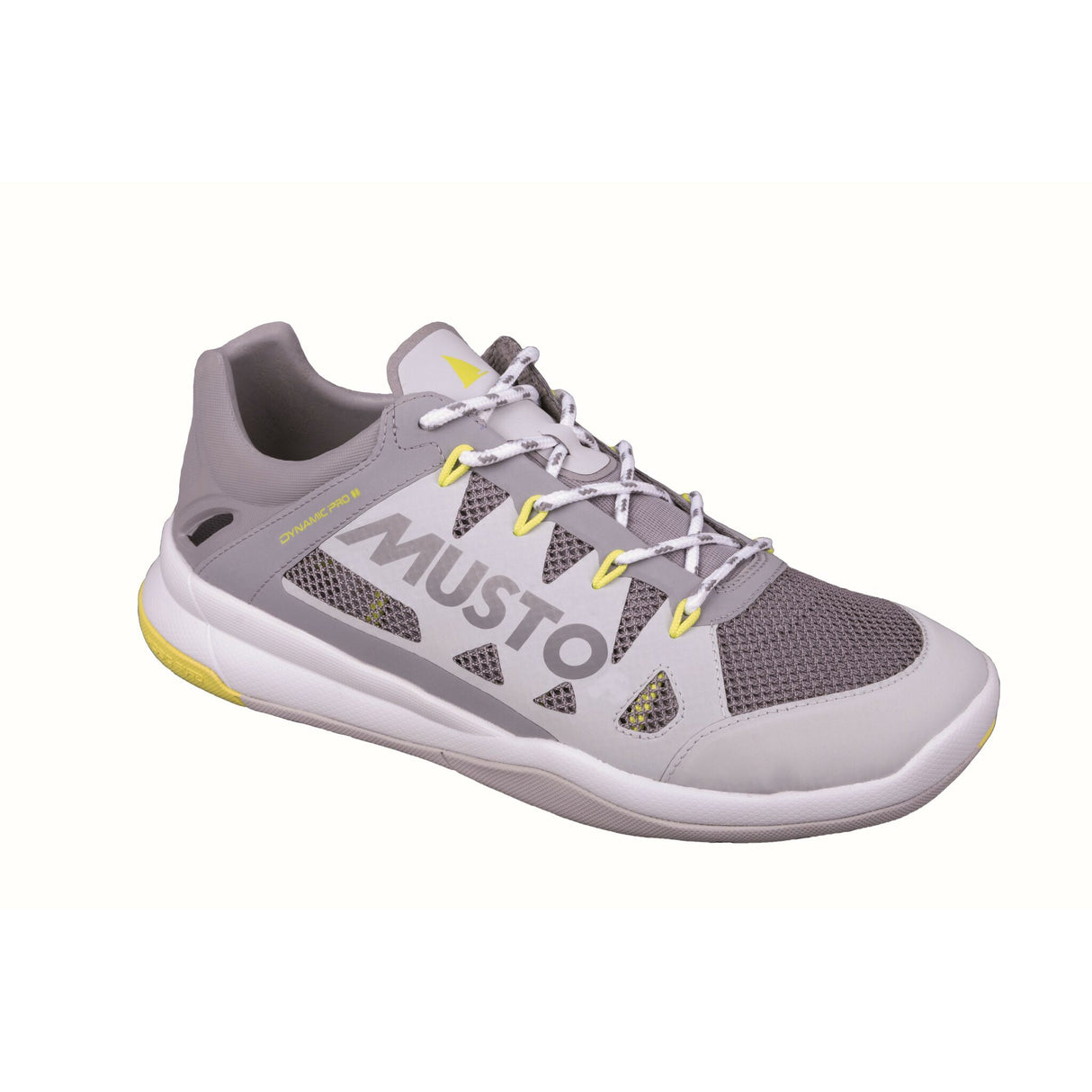 MUSTO DYNAMIC PRO II boat shoe, performance deck shoe with XPL drainage technology, flexible lacing system for a secure fit - 40 - 48 or black, platinum
