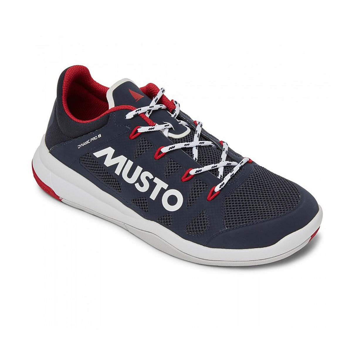 MUSTO Men's DYNAMIC PRO II ADAPT Boat Shoe, technical sailing shoe, optimal grip and comfort - 42 - 48.5 or platinum, navy