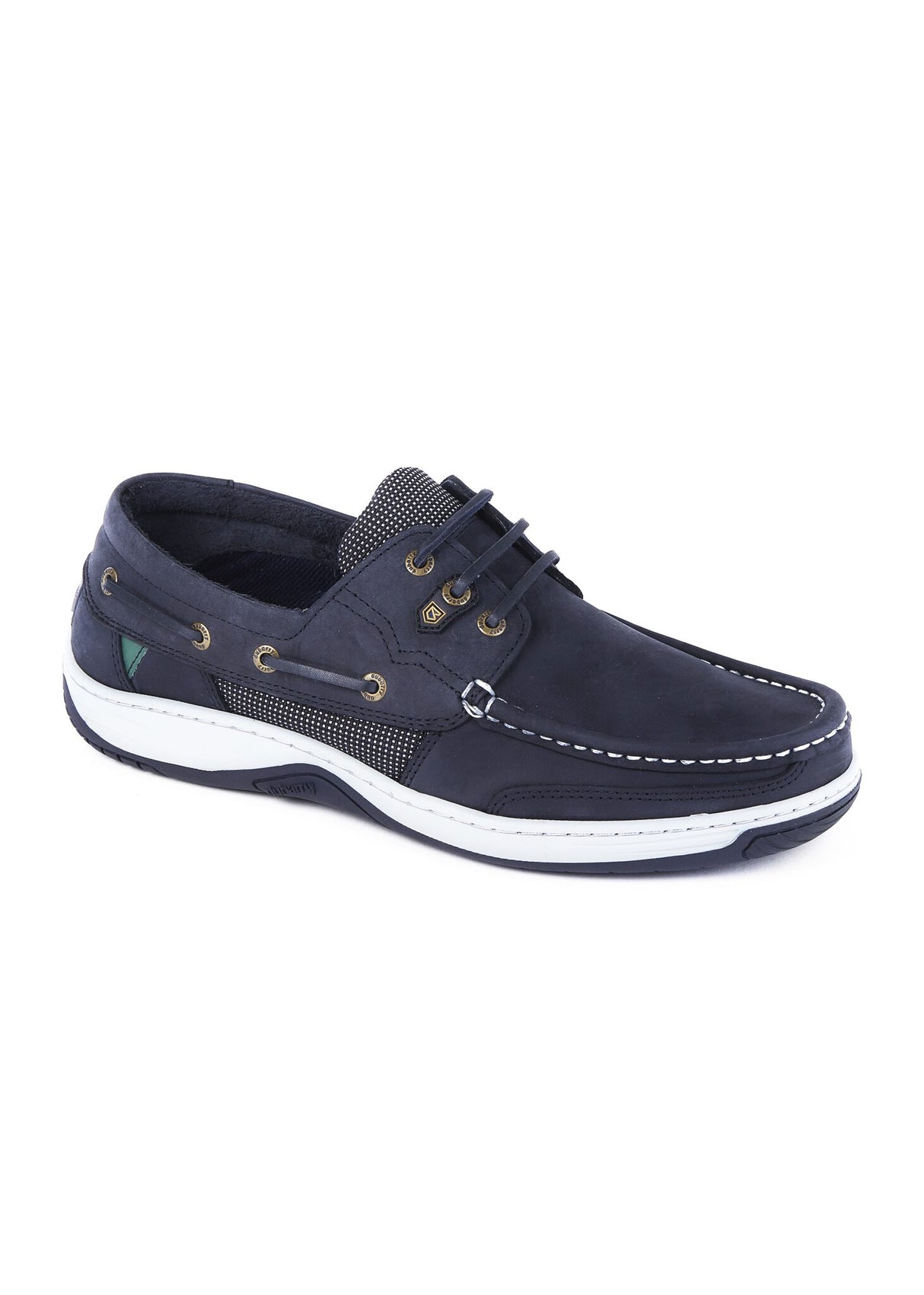 Dubarry Segelschuh Extra Fit Regatta, sportlicher Bootsschuh, individuell anpassbare Schnürung, optimales Grip an Deck - 41 – 48 (dunkelbraun oder navy)