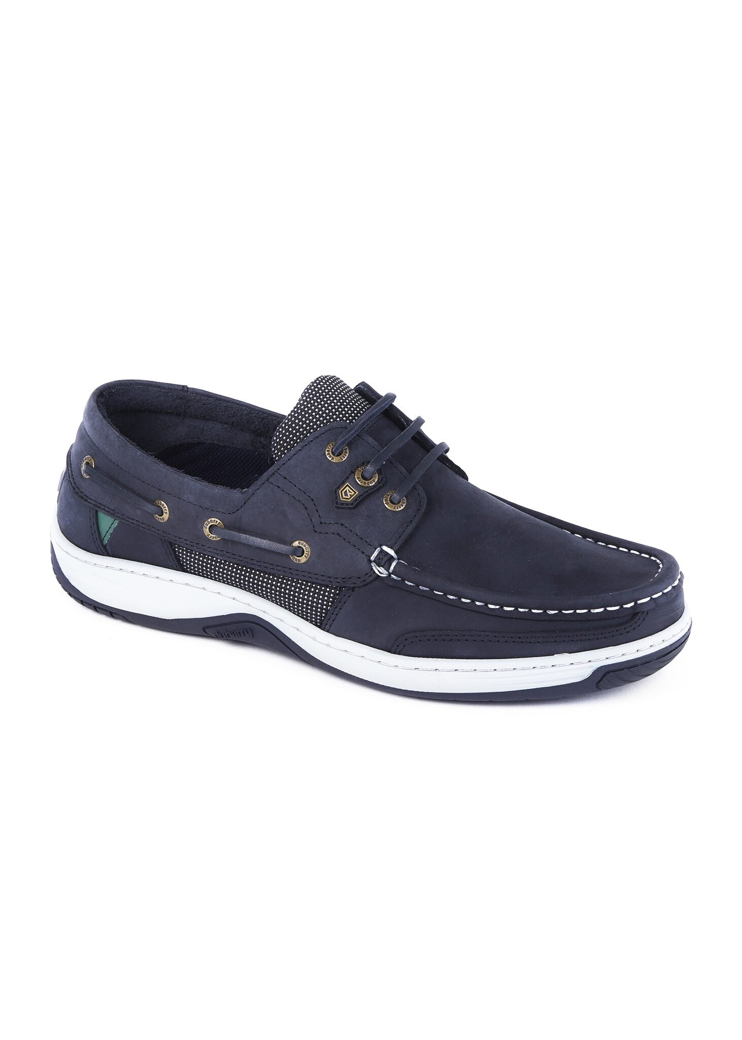Dubarry Segelschuh Extra Fit Regatta, sportlicher Bootsschuh, individuell anpassbare Schnürung, optimales Grip an Deck - 41 – 48 (dunkelbraun oder navy)