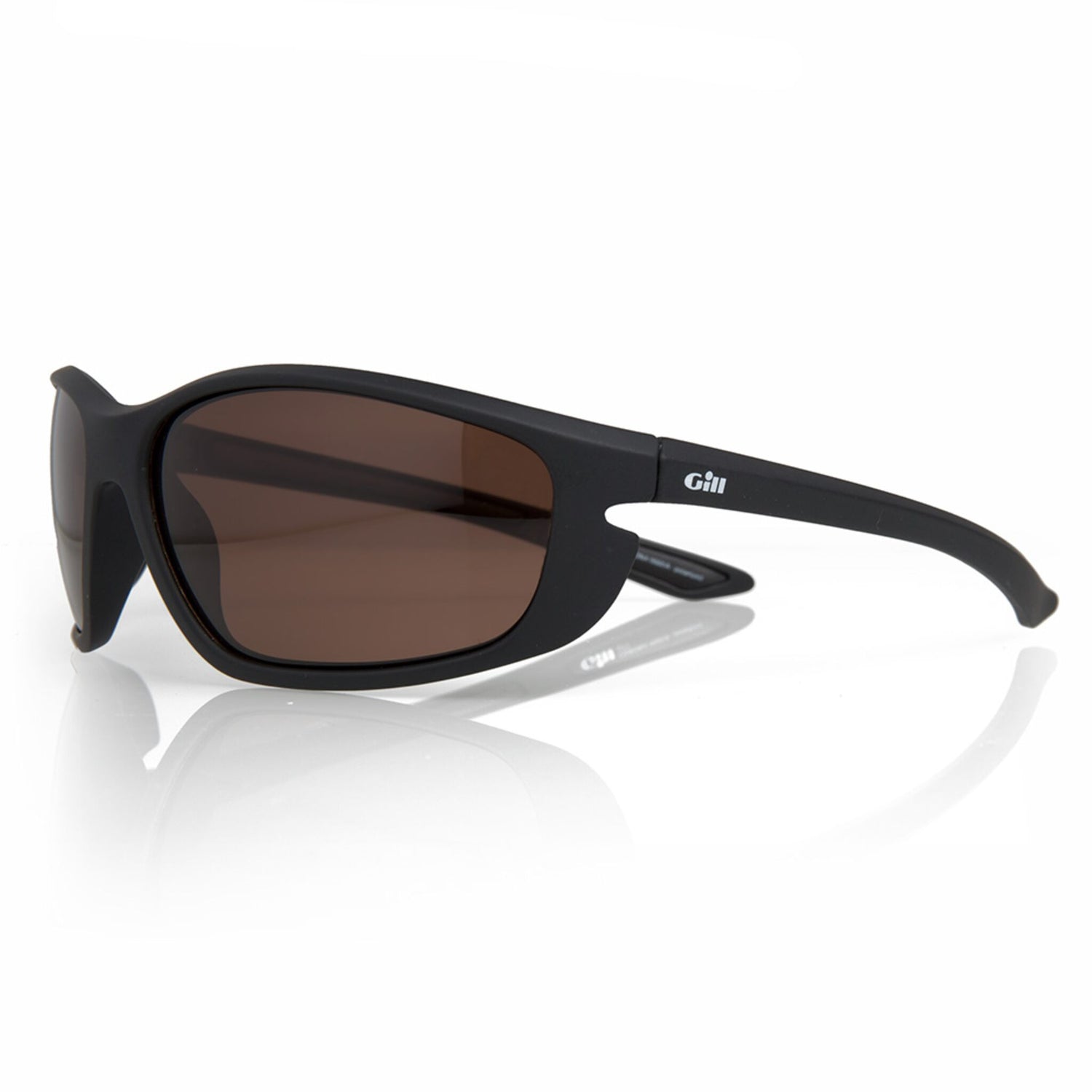 Gill Sonnenbrille CORONA schwimmfähig, polarisierte Linsen mit UV-Schutz 400, kratzfest und oleophobisch - mattschwarz, silber, navy-rot