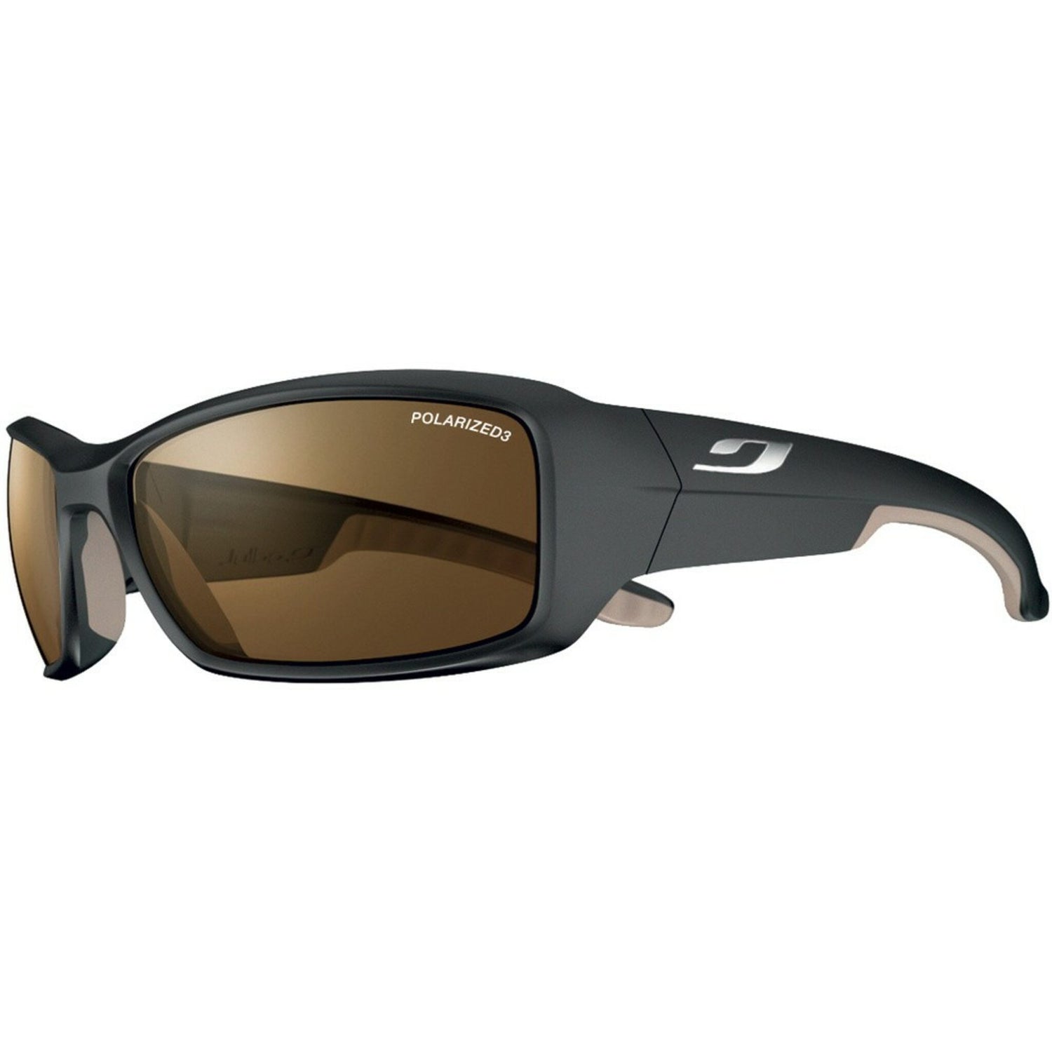 JULBO Sonnenbrille RUN großes Sichtfeld, Sportsonnenbrille, optimaler Sitz und leichter Halt - blau oder matt-schwarz