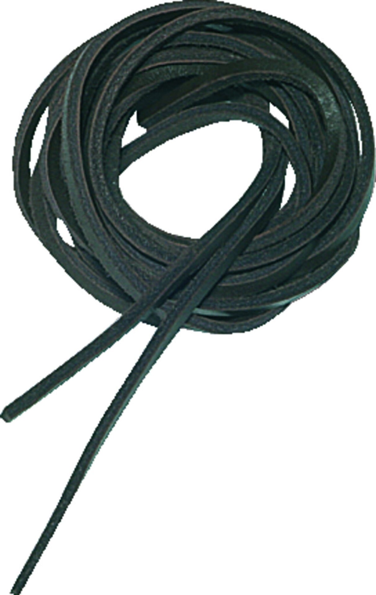 Lederschnürsenkel 72 cm für 2-Öser, Echtleder, ideal für Decks- und Bootsschuhe - weiß, schwarz, navy