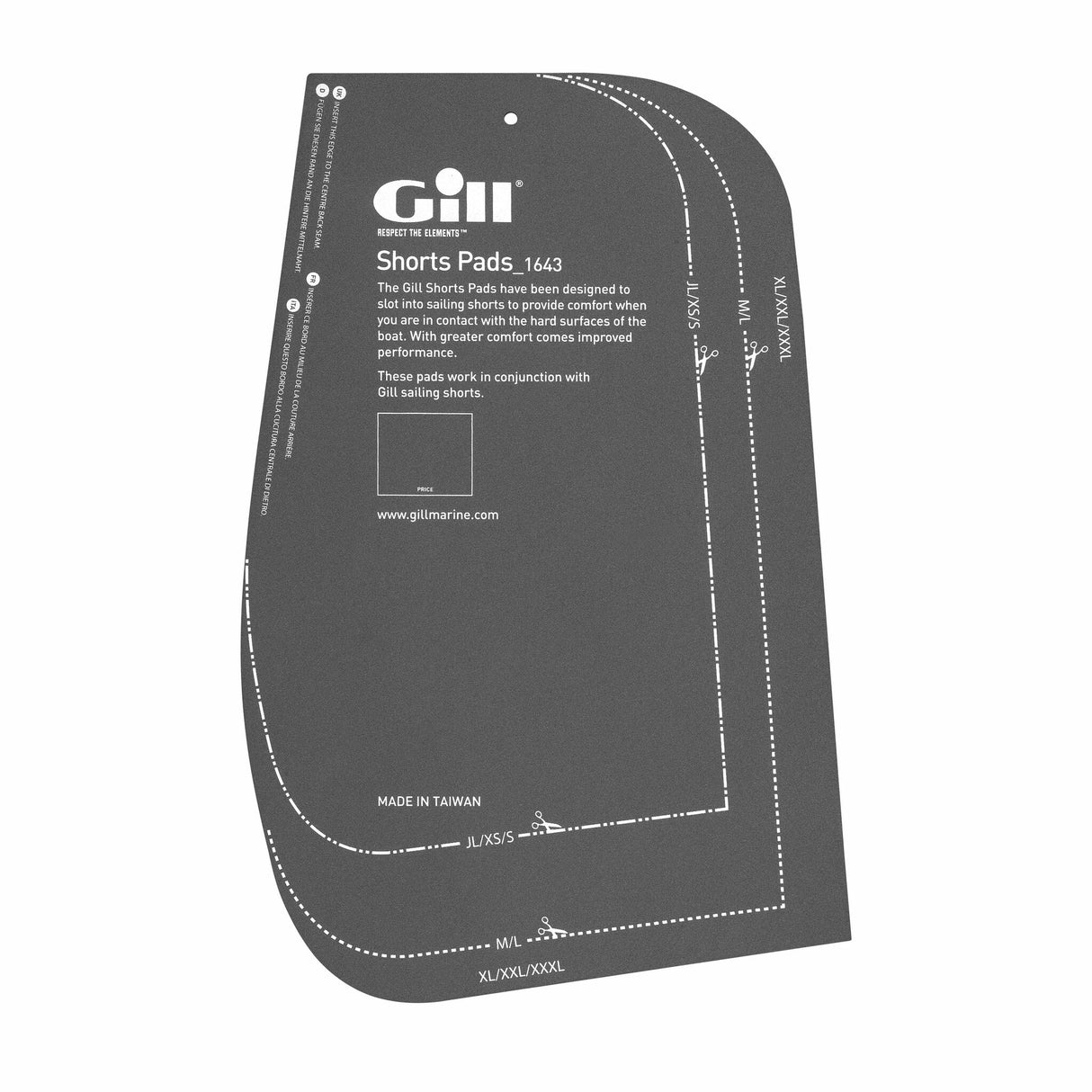 Gill Gesäßpads 2er-Set gepolsterte Unterstützung, Sitzpolster, optimal für langen Einsatz