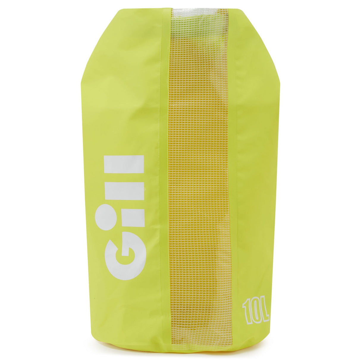 Gill Drybag VOYAGER 10 l | Wasserdichter Trockenbeutel mit abnehmbarem Schultergurt, leichtes PVC-Planengewebe, flacher Boden für Stabilität - schwarz oder gelb