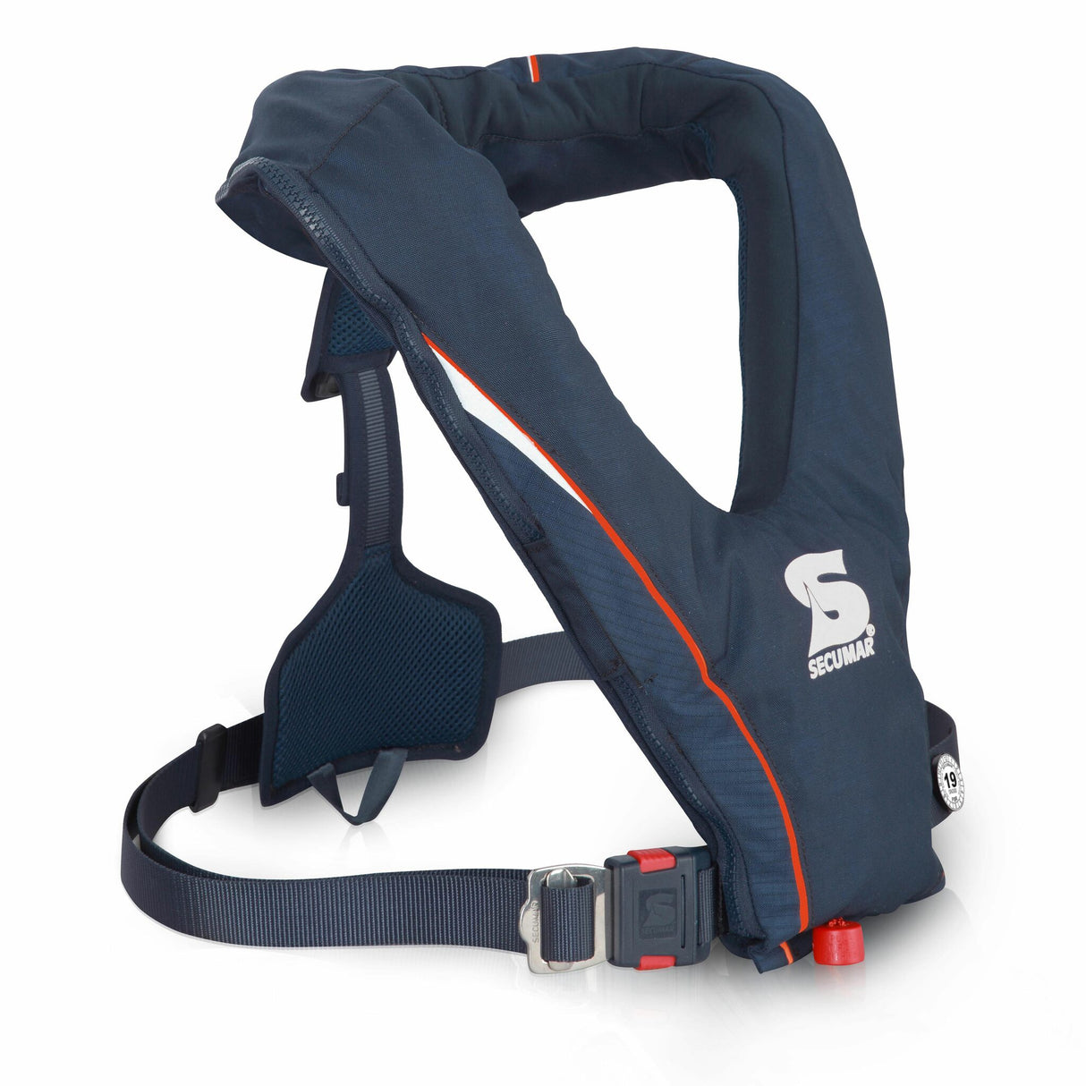 Secumar Rettungsweste ergonomisch verstellbar, Schwimmweste für Paddler, vollautomatisch aufblasbar
