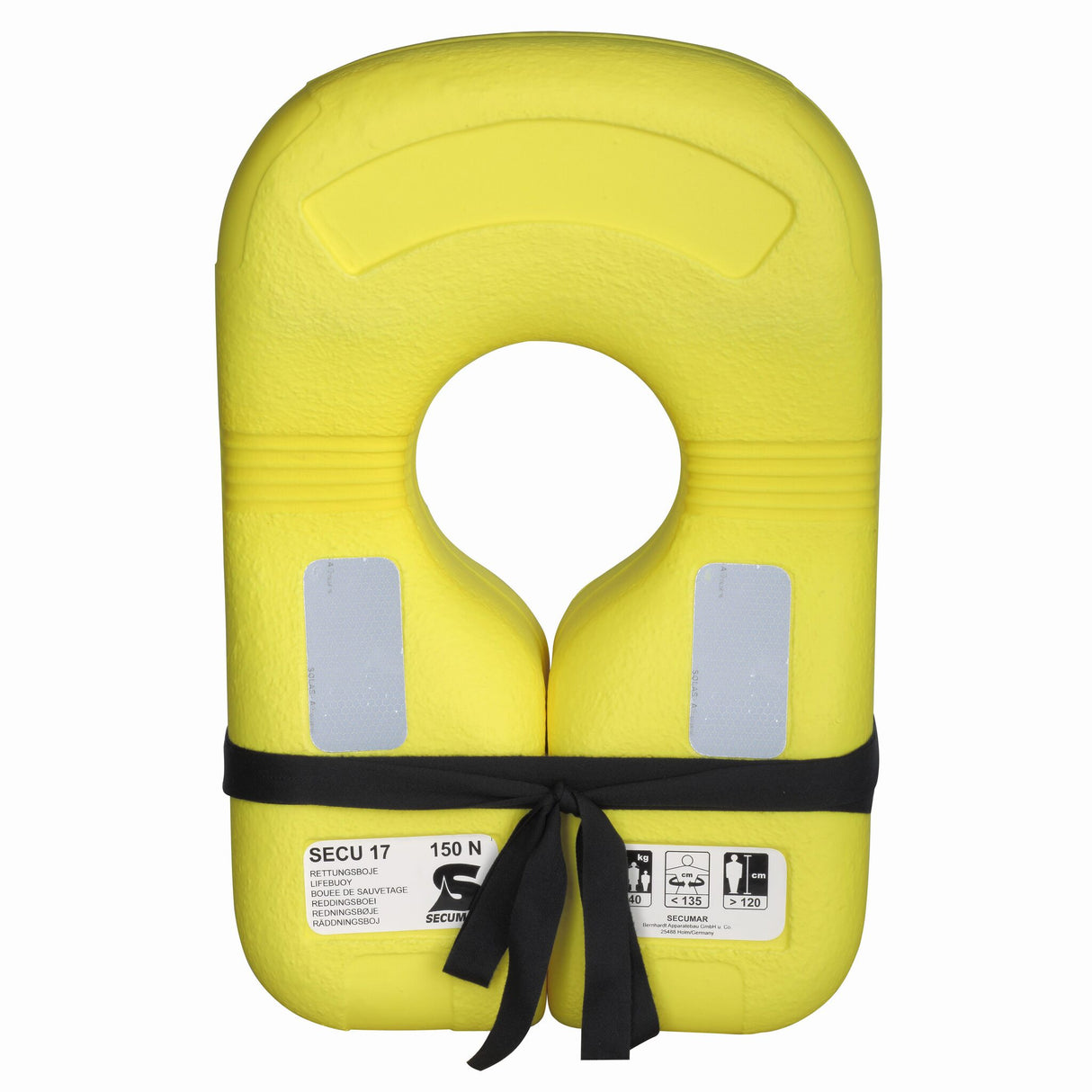 Secumar Feststoff-Rettungsweste 17 145N Auftrieb, Schwimmweste, Unverwüstlich MOB-Rettungsmittel