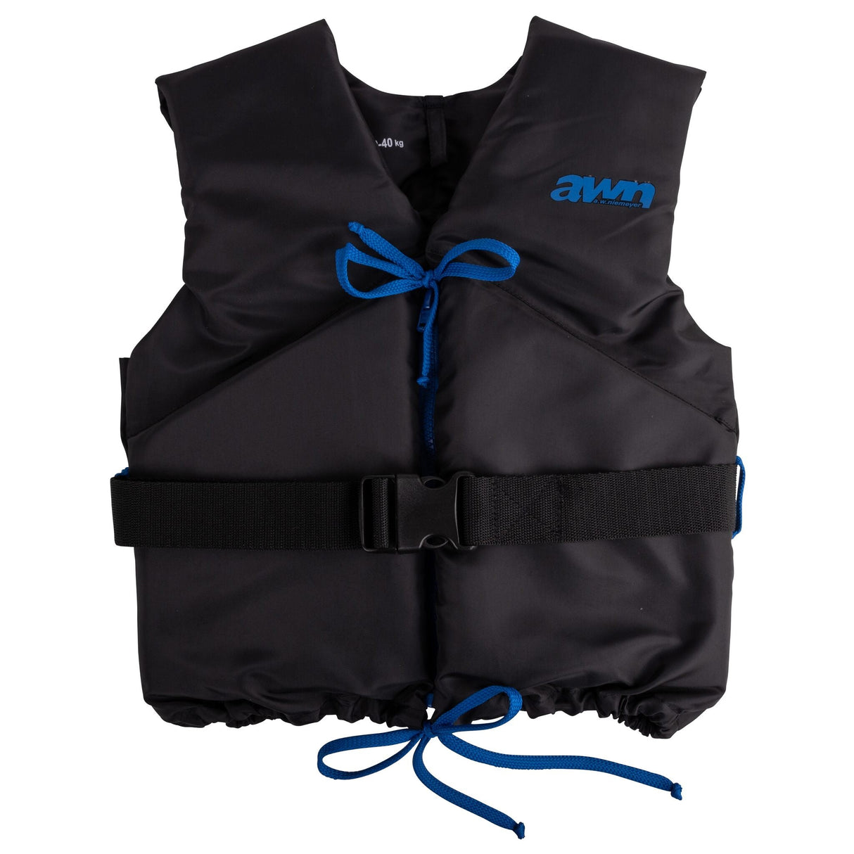 awn Regatta Vest 50N Black Edition – Life jacket for SUP, kayak, sailing, canoe, kite – Ergonomic design for optimal freedom of movement - 30 – 90+ kg