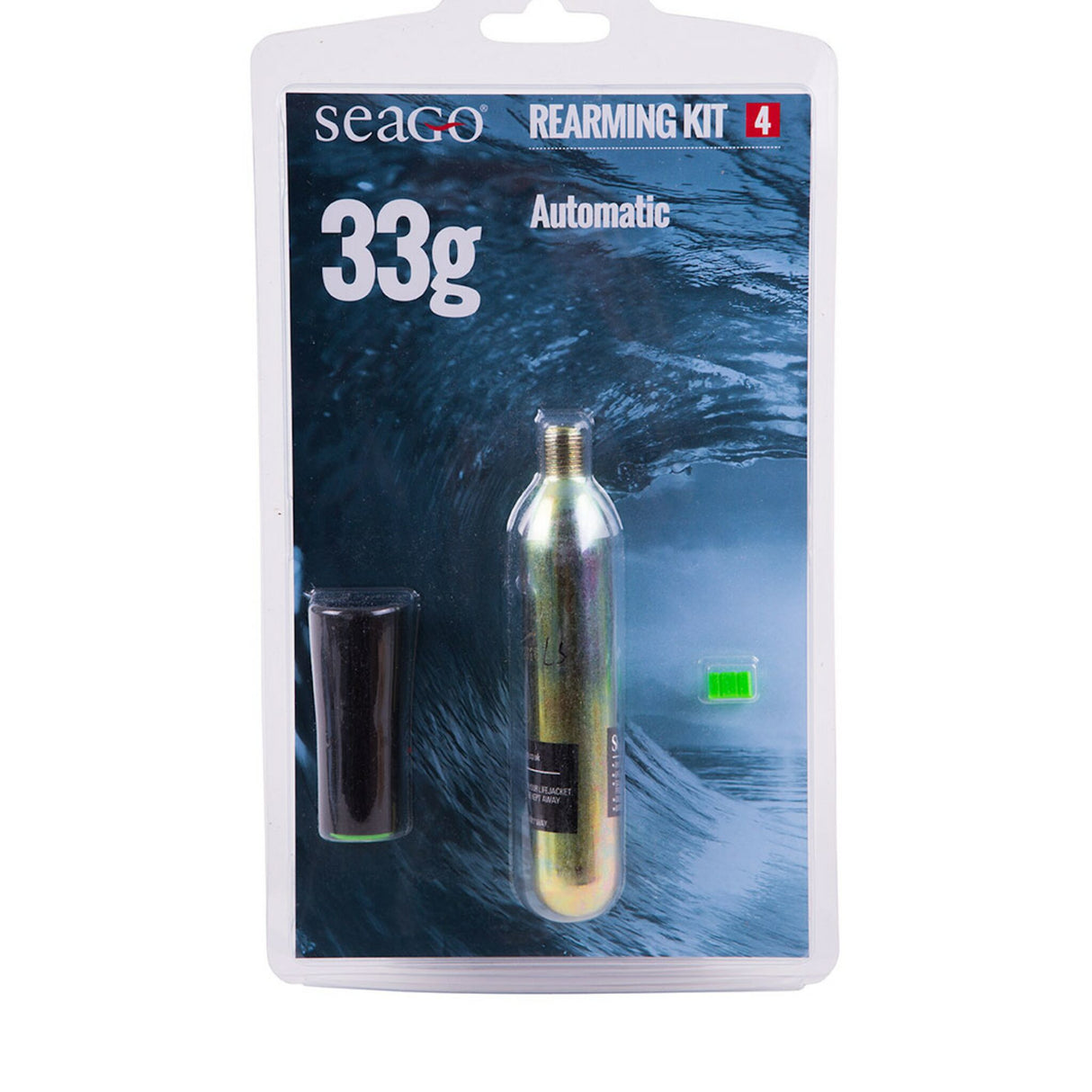 SEAGO replacement cartridge set life jackets 150-175N, CO2 cartridges, high safety standards