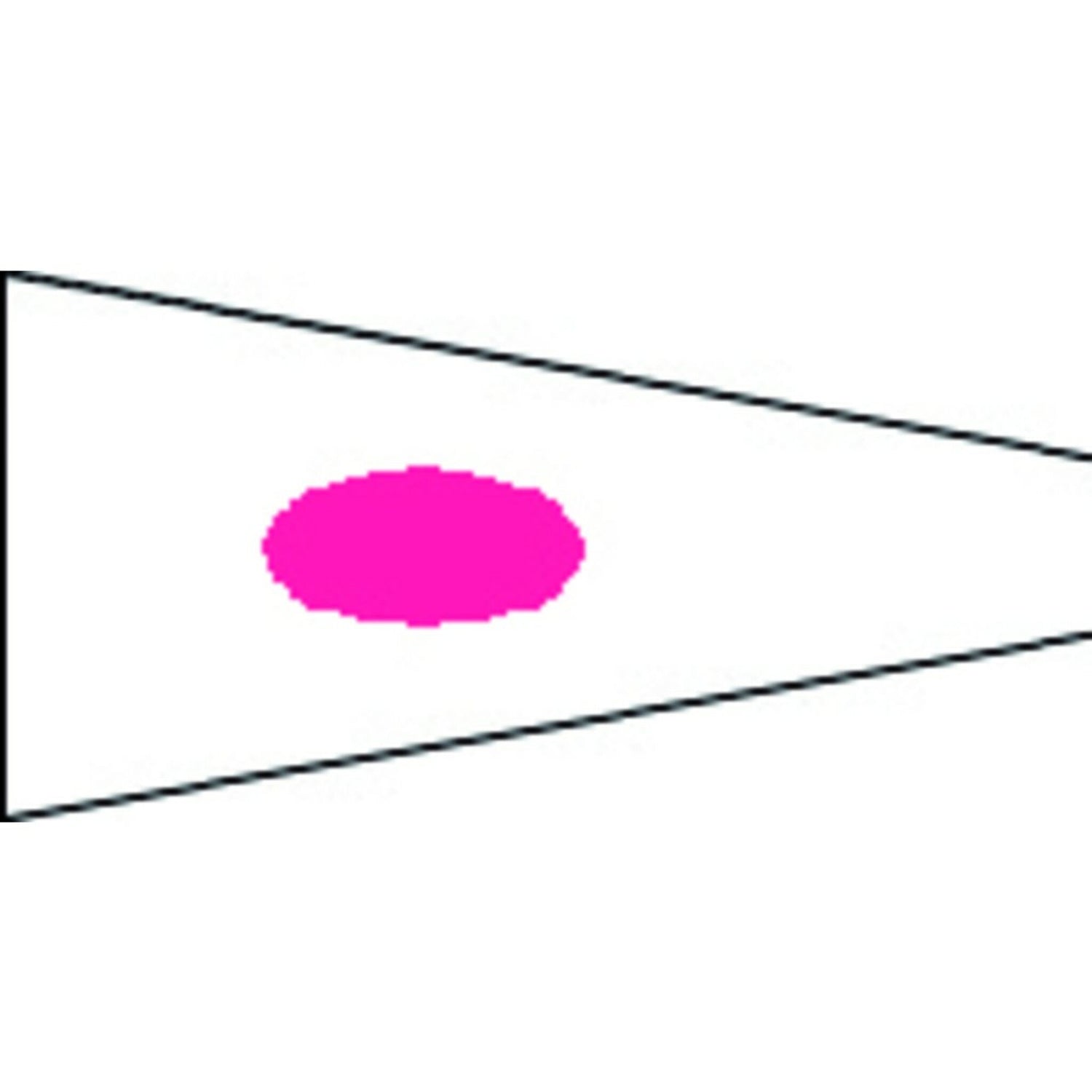 Zahlenwimpel Signal-Flaggen 20 x 24 cm, wind- und wetterfest, UV-beständig mit Seil und Schlaufe - (Optional mit Seil und Schlaufe)