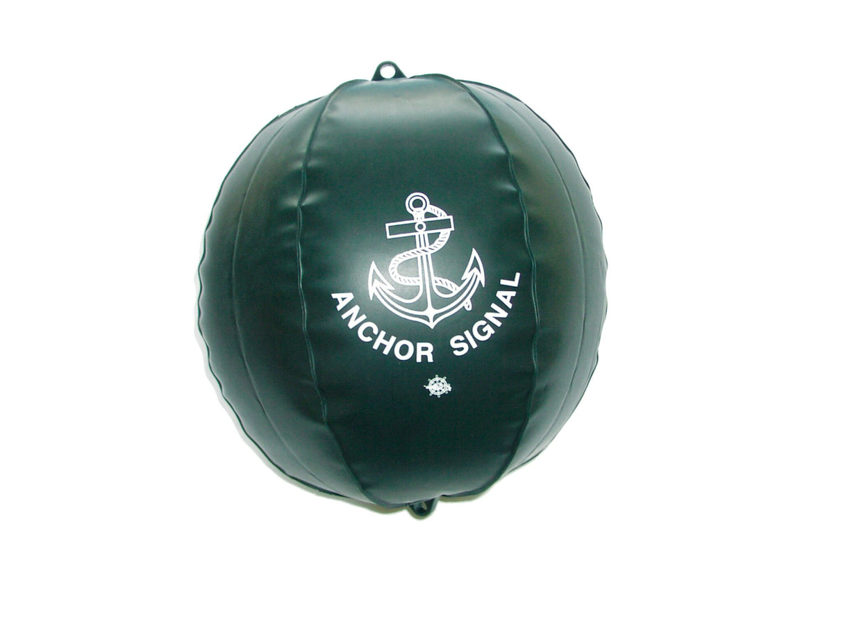 Aufblasbarer Ankerball robuster PVC, gut sichtbar, platzsparend verstaubar, Ankerkugel, stört nicht bei Wind