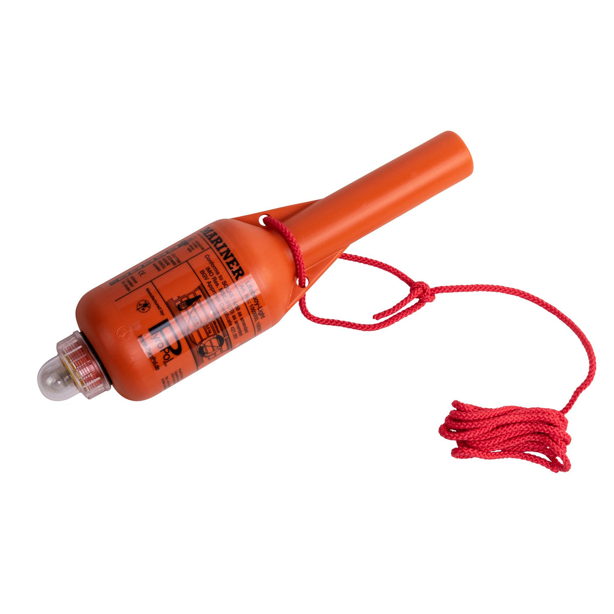 SECUMAR Seenotleuchte SECULUX L92, SOLAS-zertifiziertes Dauerlicht, automatischer Schwimmschalter, stabiles wasserdichtes Gehäuse