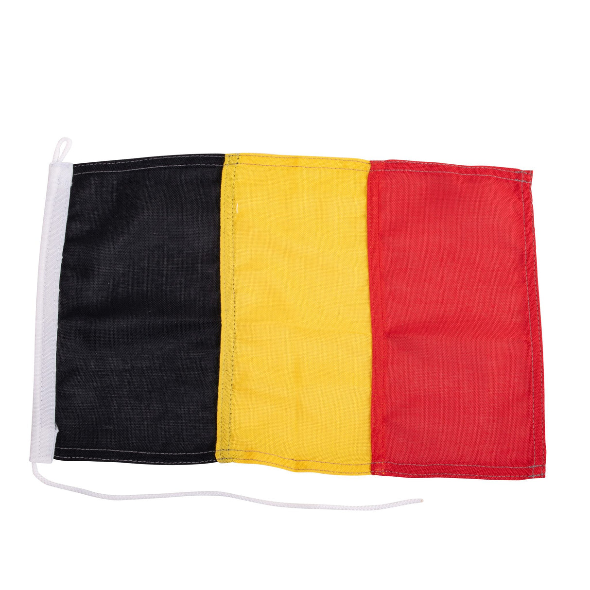 Gastlandflagge Belgien - 100% Spun-Polyester, UV-beständig, mit Öse und Bändchen für einfache Befestigung - 20x30 - 30x45 cm