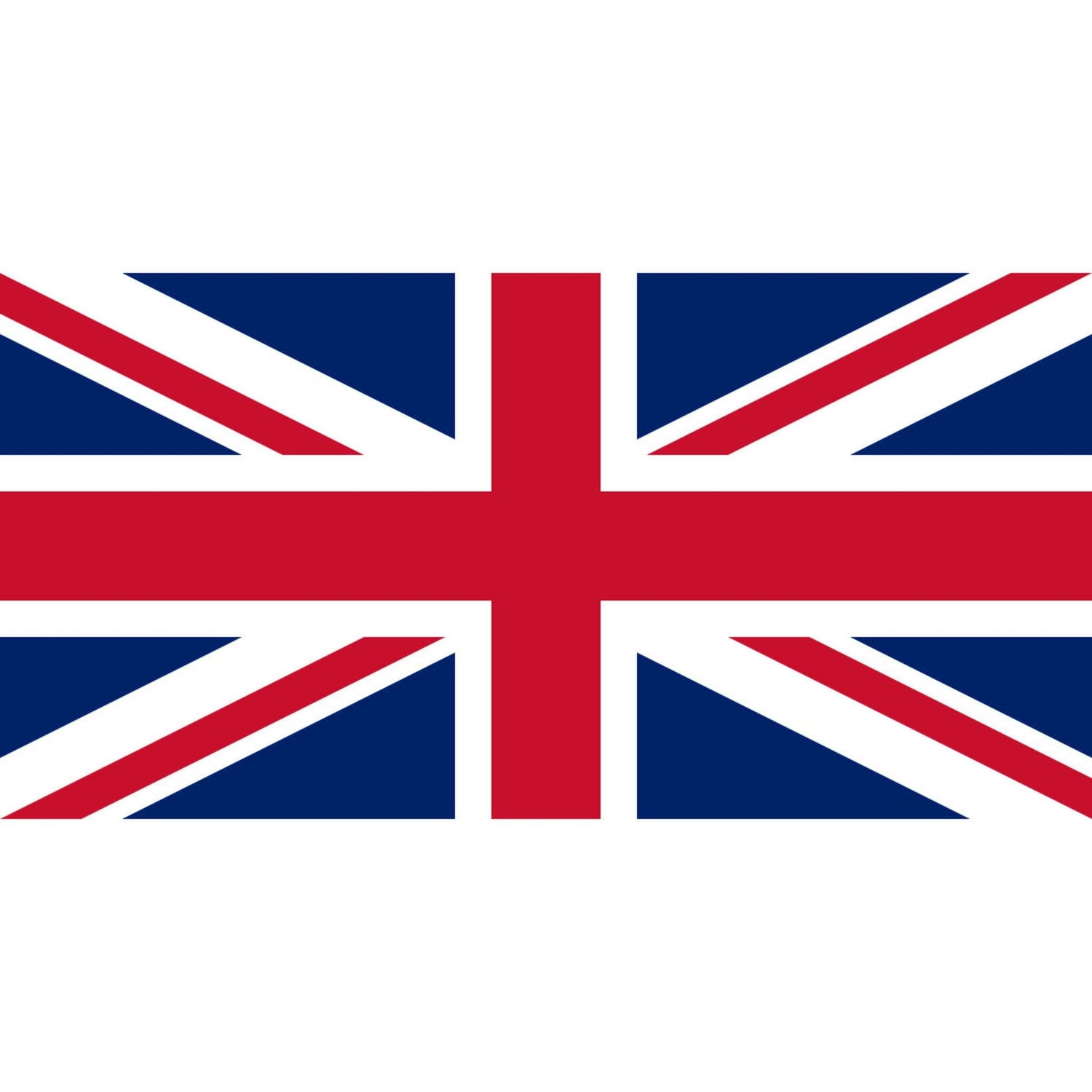 Gastlandflagge Großbritannien, 100% Spun-Polyester, UV-beständig, schnell befestigbar - 20 - 30 cm