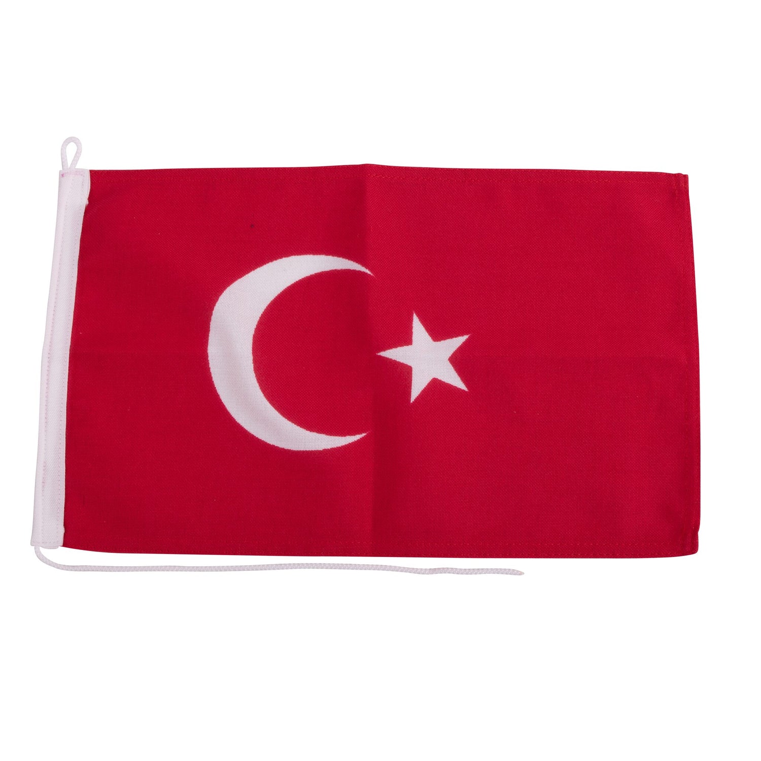 Gastlandflagge Türkei – 100% Spun-Polyester, UV-beständig, einfache Befestigung mit Öse und Bändchen - 20 x 30 - 30 x 45 cm