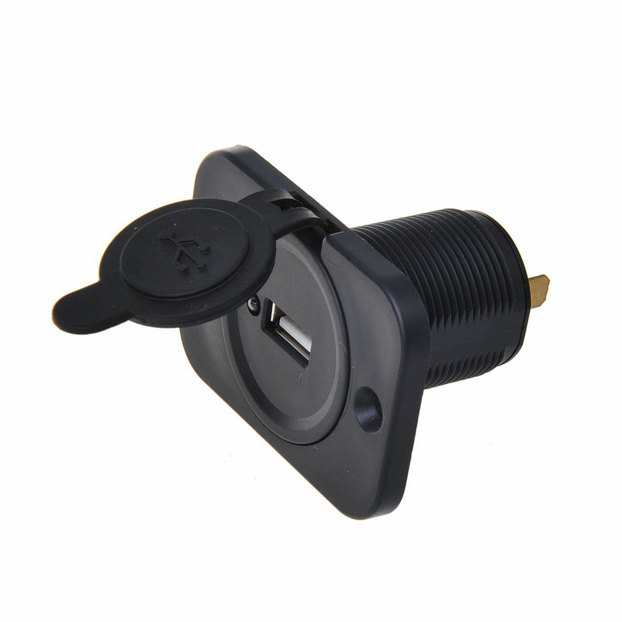 USB Einbau-Steckdose Ladesteckdose 12/24 Volt, max 2100 mA, Ladegerät für Smartphones und Tablets