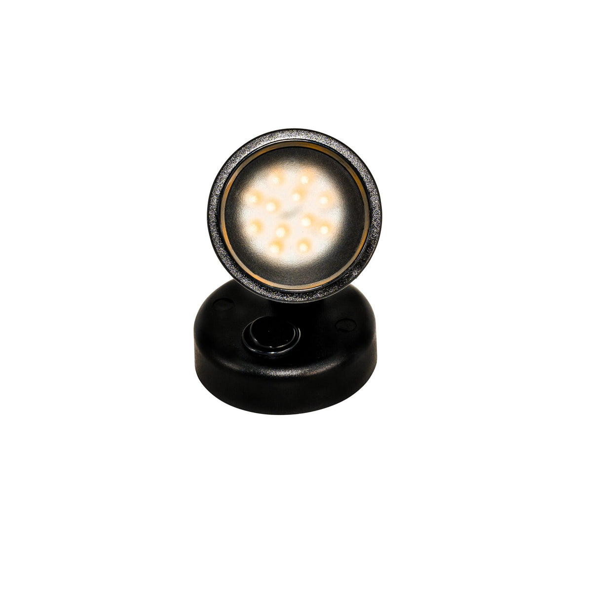 OSCULATI LED-Strahler schwarz 12/24 V, Außenbeleuchtung, kompakter Kunststoffrahmen