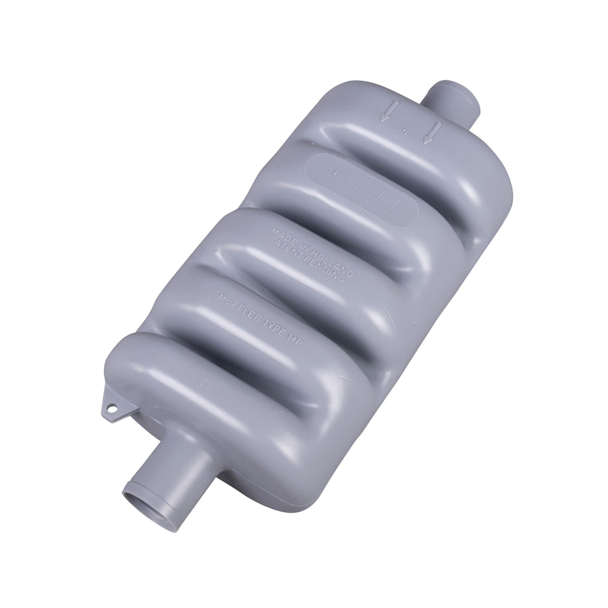 VETUS Schalldämpfer MP für optimale Schallreduktion, Auspuffdämpfer, Widerstandsfreies Design - 40 - 90 mm
