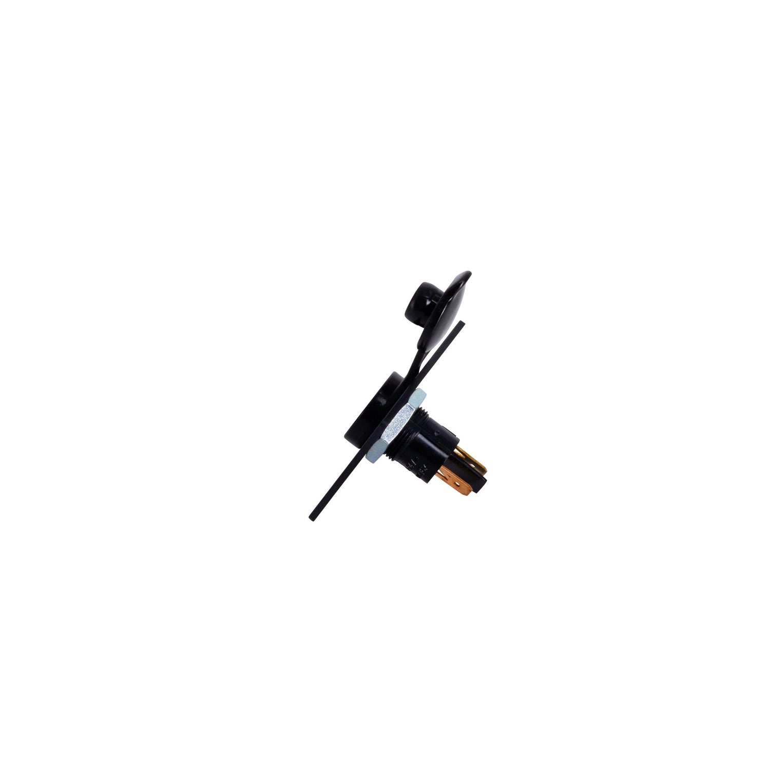 Philippi Einbausteckdose 12V mit Montageplatte, Steckdosenadapter, geeignet für alle Norm- und Universalstecker
