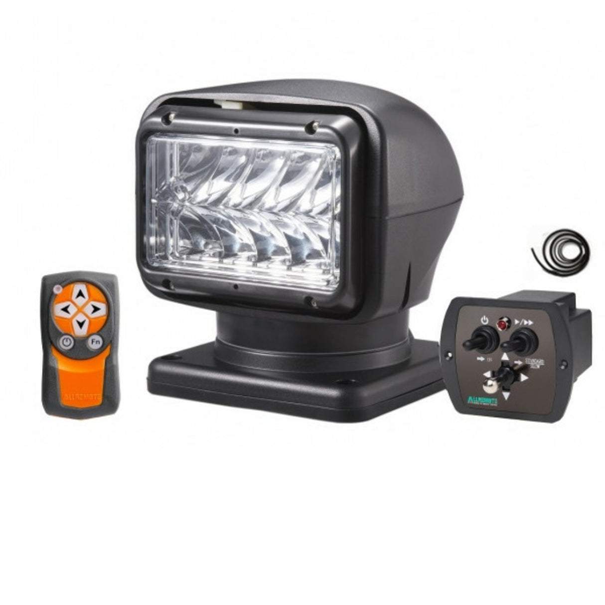 FERROPILOT LED-Suchscheinwerfer 220s mit Fernbedienung, Suchscheinwerfer, innovative Steuerung - weiß oder schwarz