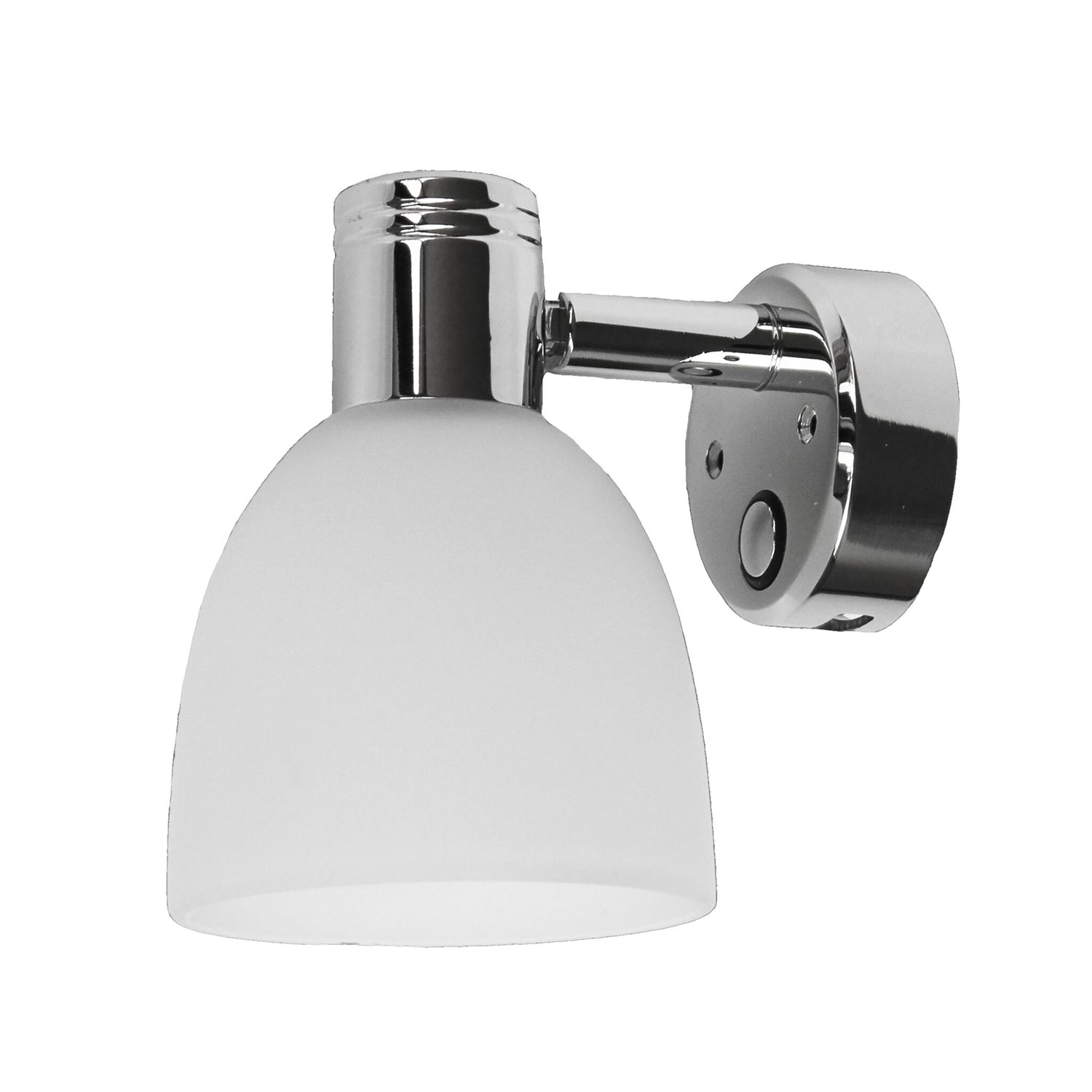 Casolux Wandlampe Martha Edelstahl, moderne LED-Leuchte, dimmbar mit USB-Anschluss - (Optional mit Glasschirm)